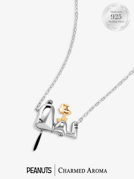 Peanuts™ Snoopy and Woodstock Necklace