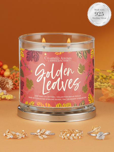 Golden Leaves Candle - 925 Limited Ring Collection