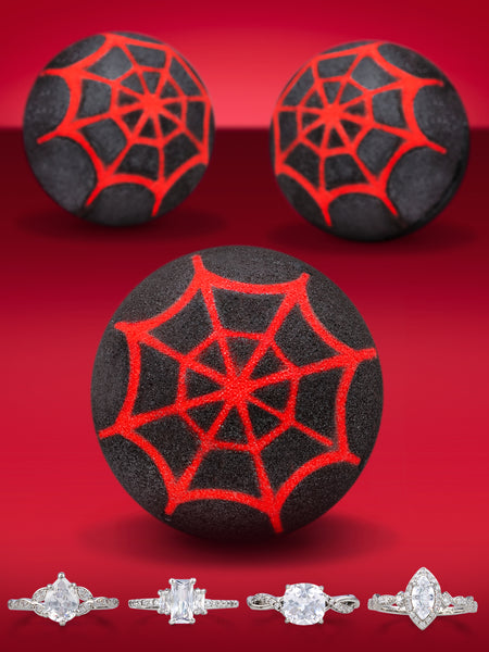 Spider Web Bath Bomb - Ring Collection