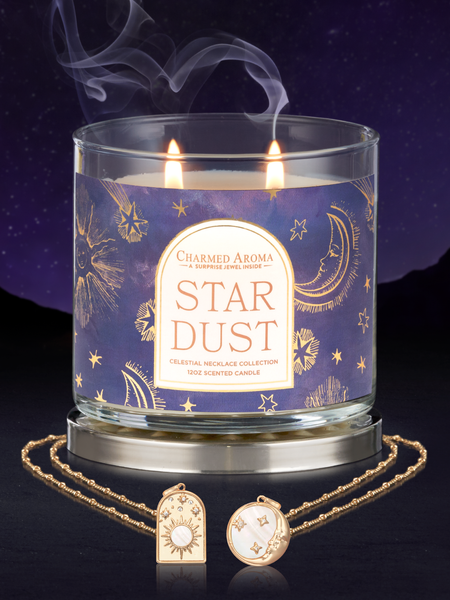 Star Dust - Gold Shell Celestial Necklace