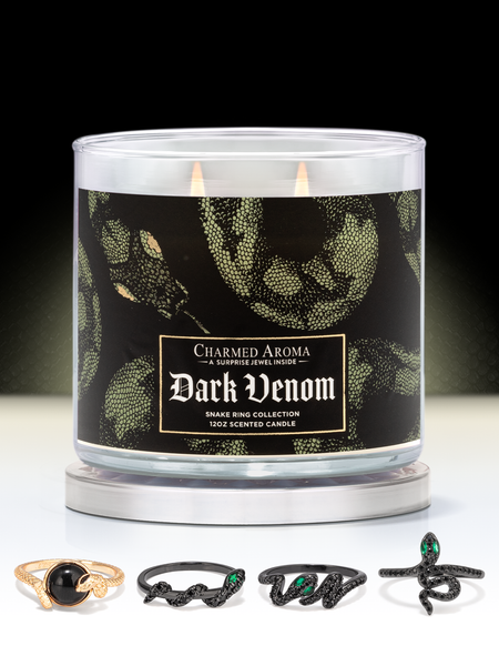 Dark Venom Candle - Snake Ring Collection
