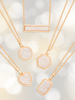 Sparkly Sky Candle - White Druzy Necklace Collection