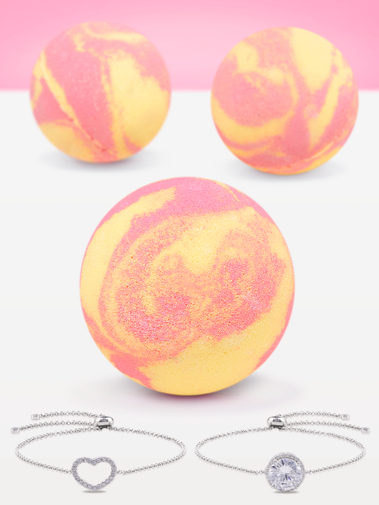 Blood Orange Sangria Bath Bomb - Bracelet Collection