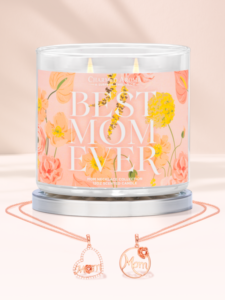 Best Mom Ever Candle - Mom Necklace Collection