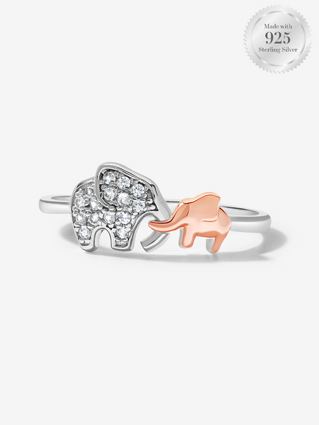 Mini Me Two Tone Elephant Ring