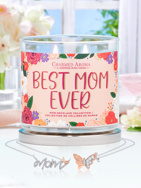 Best Mom Ever Candle - Mom Necklace Collection