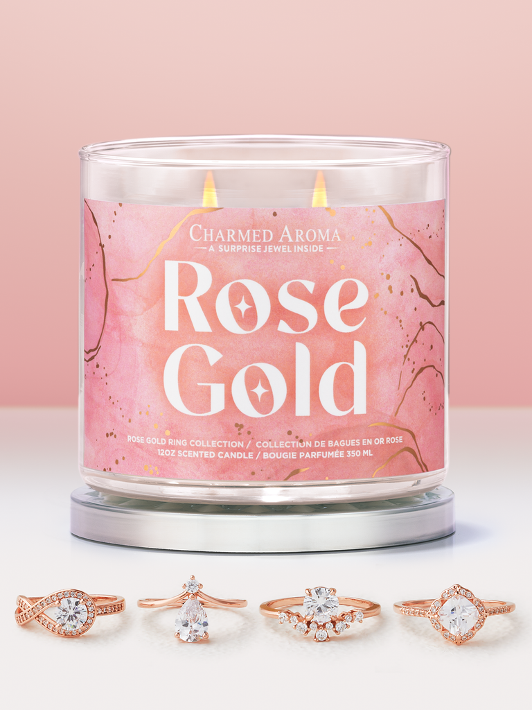 Rose Gold Candle - Rose Gold Ring Collection